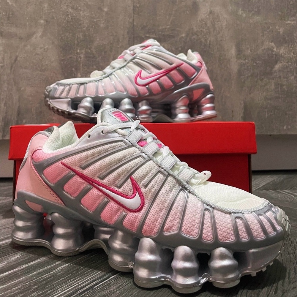 Nike Shox TL 💅 Platinum Pink Foam Metallic Sneakers Shoes HV2520-001 6.5 7 8.5